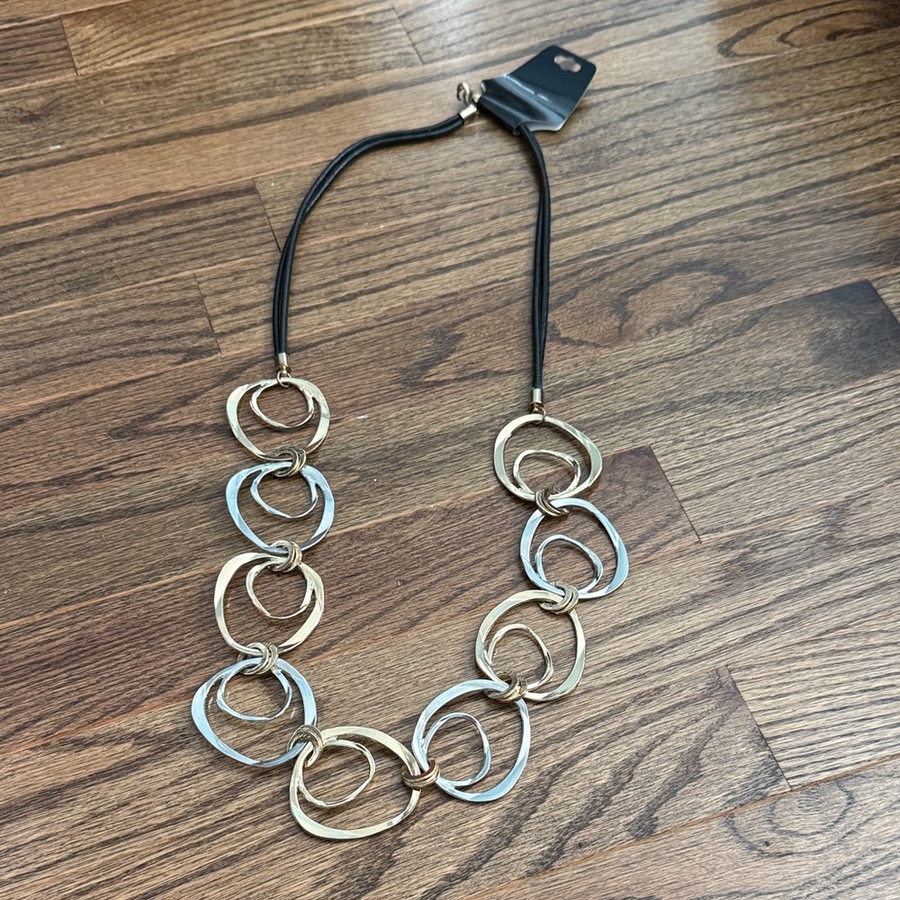 Bold  Gold and Silver Necklace! New